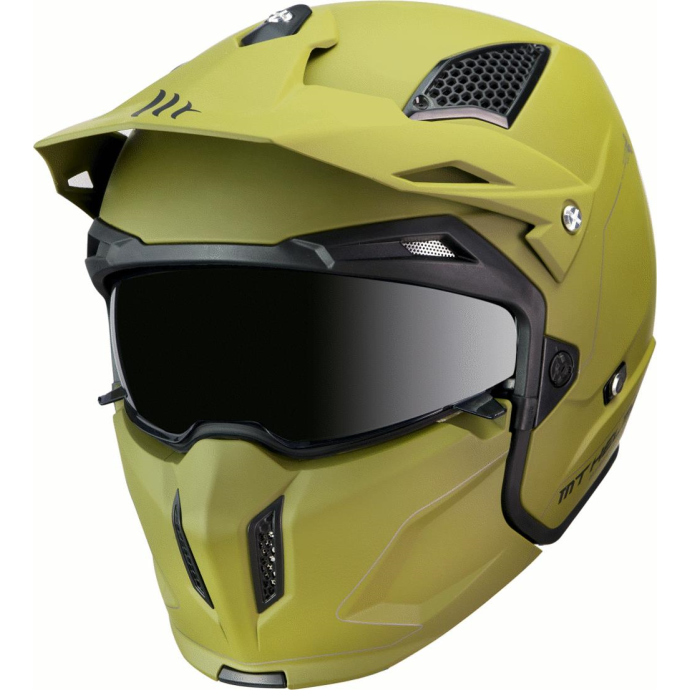 Casco MT Tr902Xsv Streetfighter Sv Solid A6 Verde Mate