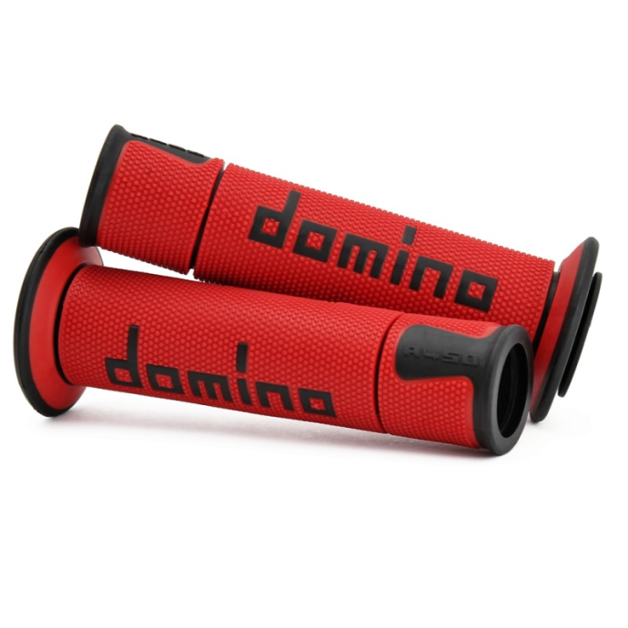 Puños Domino ON ROAD Rojo/Negro