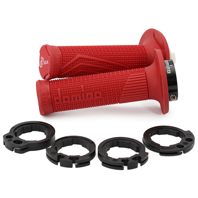 Puños Domino D100 OFF ROAD COLOR Rojo...