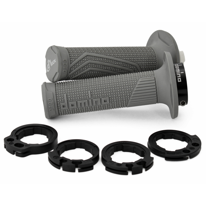 Puños Domino D100 OFF ROAD COLOR GRIS...