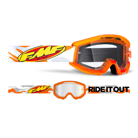 Gafas FMF Powercore Google Assault Grey Clear Lens
