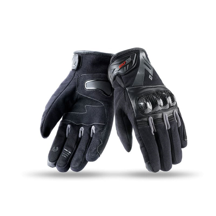 Guantes Invierno Seventy Sd-N19 Naked Negro/Gris